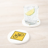 Wegenbordfiets Zandsteen Onderzetter (Zijkant)