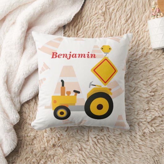 Wegenbouwvoertuig Kussen (Deken)