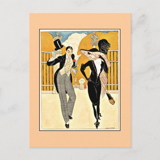 Wegener - Een elegant paar, jaren 1920 Briefkaart (Voorkant)