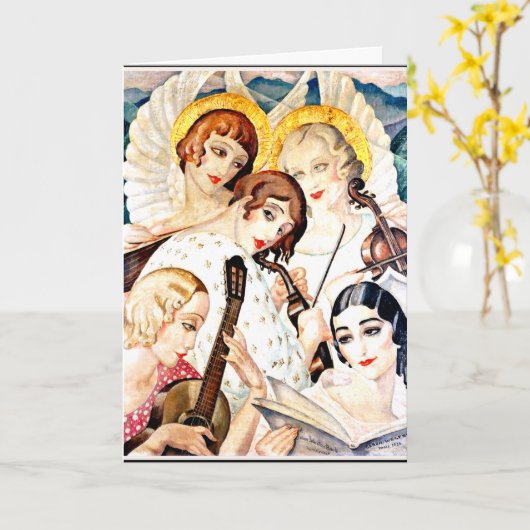 Wegener - een humblement van Johann Sebastian Bach Kaart (Gele Bloem)