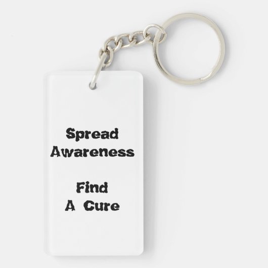 Wegener's Awareness, Find a Cure Sleutelhanger (achterkant)