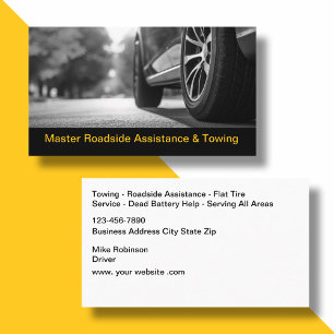 Wegenhulp Automotive Sleeperservice Visitekaartje