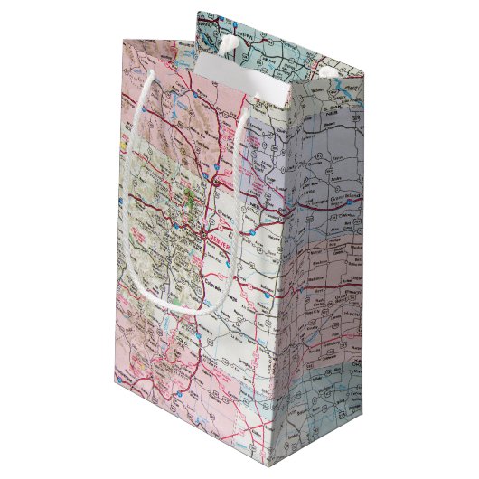 wegenkaart klein cadeauzakje (Achterkant Gekanteld)