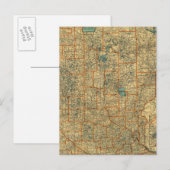 wegenkaart Minnesota Briefkaart (Voorkant / Achterkant)