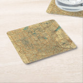 wegenkaart Minnesota Kartonnen Onderzetters (Schuin)