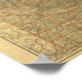 wegenkaart Minnesota Poster (Hoek)