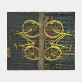 Wegenkaartjes voor fietsers fleece deken (Voorkant (Horizontaal))