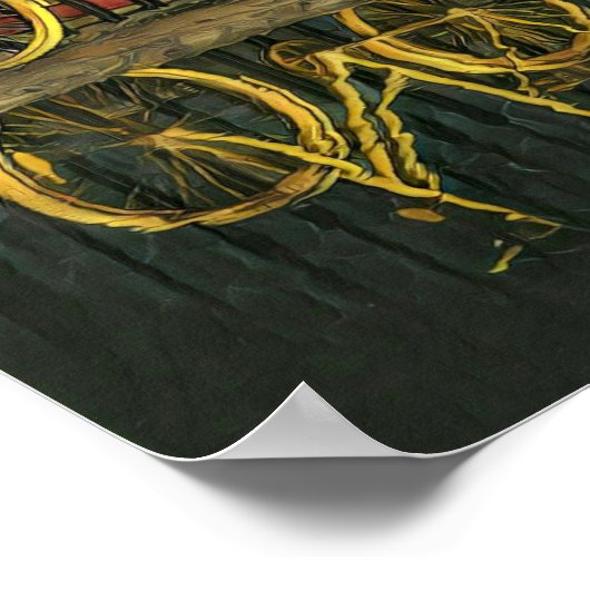 Wegenkaartjes voor fietsers poster (Hoek)