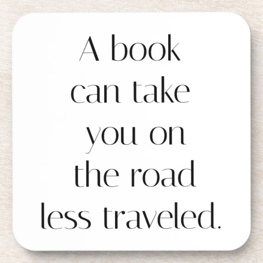 Wegenloos hardplastic Onderzetter (Voorkant)