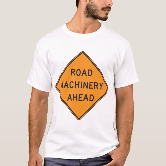 Wegenmachine Ahead Mannen T-Shirt (Voorkant)