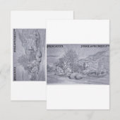 Wegenregen Bedankkaart (Voorkant / Achterkant)