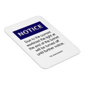 Wegens de huidige werklast is het bericht grappig magneet (Rechterzijde)