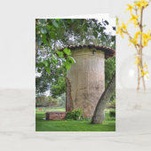 Wegens het Wenskaart van de Toevlucht van het Golf Kaart (Gele Bloem)