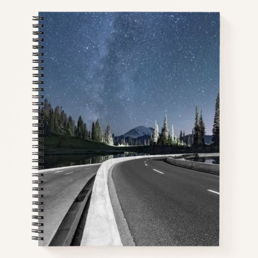 Wegentraject onder de Milkyway Notitieboek (Voorkant)