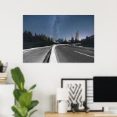 Wegentraject onder de Milkyway Poster (Thuiskantoor)