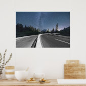 Wegentraject onder de Milkyway Poster (Keuken)