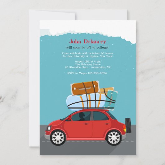 Wegenuitnodiging Kaart (Voorkant)