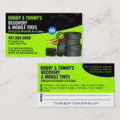 Wegenwacht Noodherstel Auto Reparatie Visitekaartje (Voorkant / Achterkant)