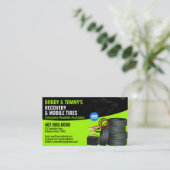 Wegenwacht Noodherstel Auto Reparatie Visitekaartje (Staand voorkant)