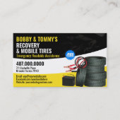 Wegenwacht Noodherstel Auto Reparatie Visitekaartje (Voorkant)