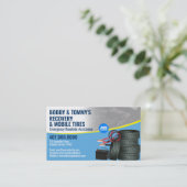 Wegenwacht Noodherstel Auto Reparatie Visitekaartje (Staand voorkant)