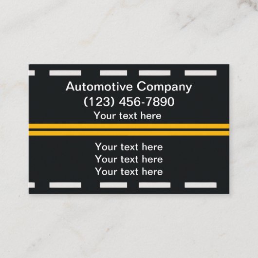 wegenwacht voor de automobielindustrie visitekaartje (Voorkant)