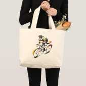 Wegfiets Grote Tote Bag (Voorkant (product))
