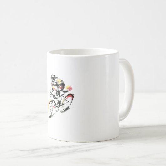 Wegfiets Koffiemok (Voorkant rechts)