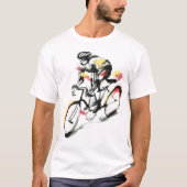 Wegfiets T-shirt (Voorkant)