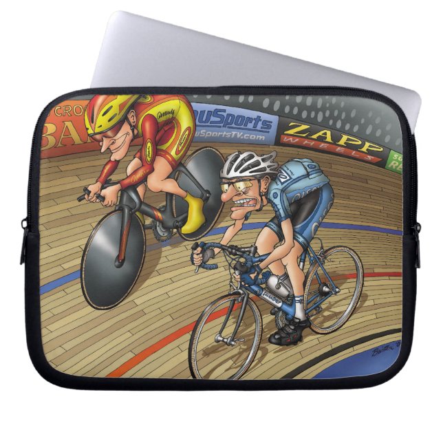 Wegfietsen, het is niet verkeerd, maar...Laptopsle Laptop Sleeve (Voorkant)