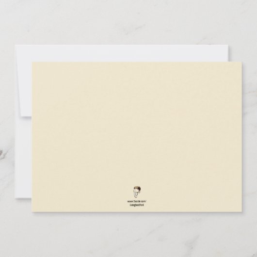   weggaan Feestuitnodiging Kaart (Achterkant)