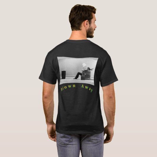 Weggeblazen T-shirt (Achterkant volledig)