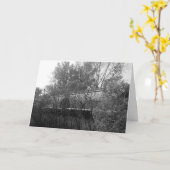 "Weggegooide Treinstellen" Wenskaart "Beterschap" Kaart (Gele Bloem)