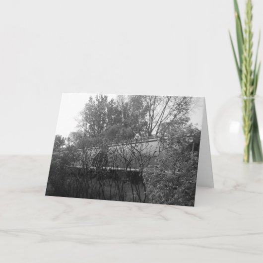 "Weggegooide Treinstellen" Wenskaart "Beterschap" Kaart (Voorkant)