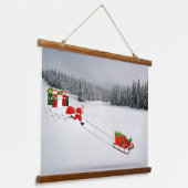 weggelopen wandtapijt hangend wandkleed (Gebogen)