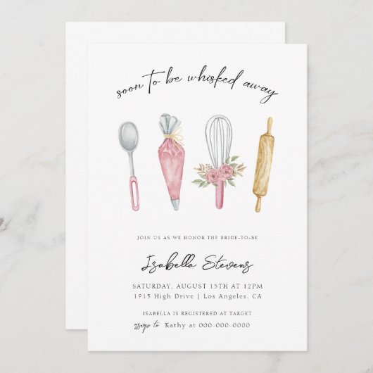 weggeslingerd bakken Vrijgezellenfeest Kaart (Voorkant / Achterkant)