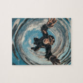 weggespoelde aap legpuzzel (Horizontaal)