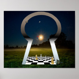 Weggetransporteerd afdrukken poster