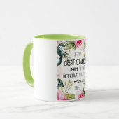 Weggooien cadeau voor collega's die afscheid nemen mok (Voorkant links)