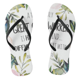 Weggooien cadeau voor collega's die afscheid nemen teenslippers