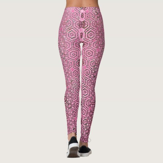 Weggooien in roze leggings (Achterkant)