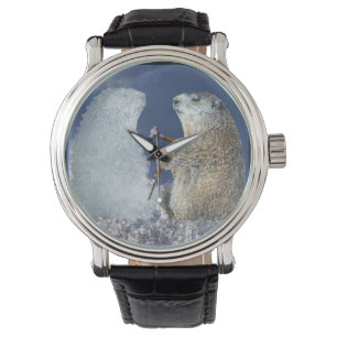 Weggooien op Groundhog Day Horloge