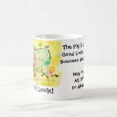Weggooien van Gift, "Lucky Pig" koffie-Mok Koffiemok (Center)
