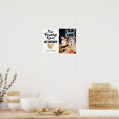 Weggooien, vriendschap weet geen afstand. poster (Keuken)