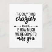 Weggooien, wegrijden, beste vriendenknopje, F Briefkaart (Voorkant)