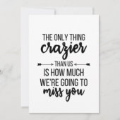 Weggooien, wegrijden, beste vriendenknopje, F Feestdagenkaart (Voorkant)