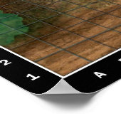 Weghalen - Poster voor gevechtskaarten (Hoek)