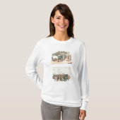 Weging en Rubberen omlaag" en "Het stenigen" T-shirt (Voorkant volledig)