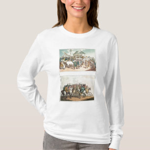 Weging en Rubberen omlaag" en "Het stenigen" T-shirt