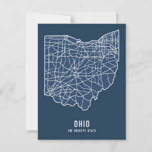 Wegkaart van Ohio - Kaart van de Buckeye-staat